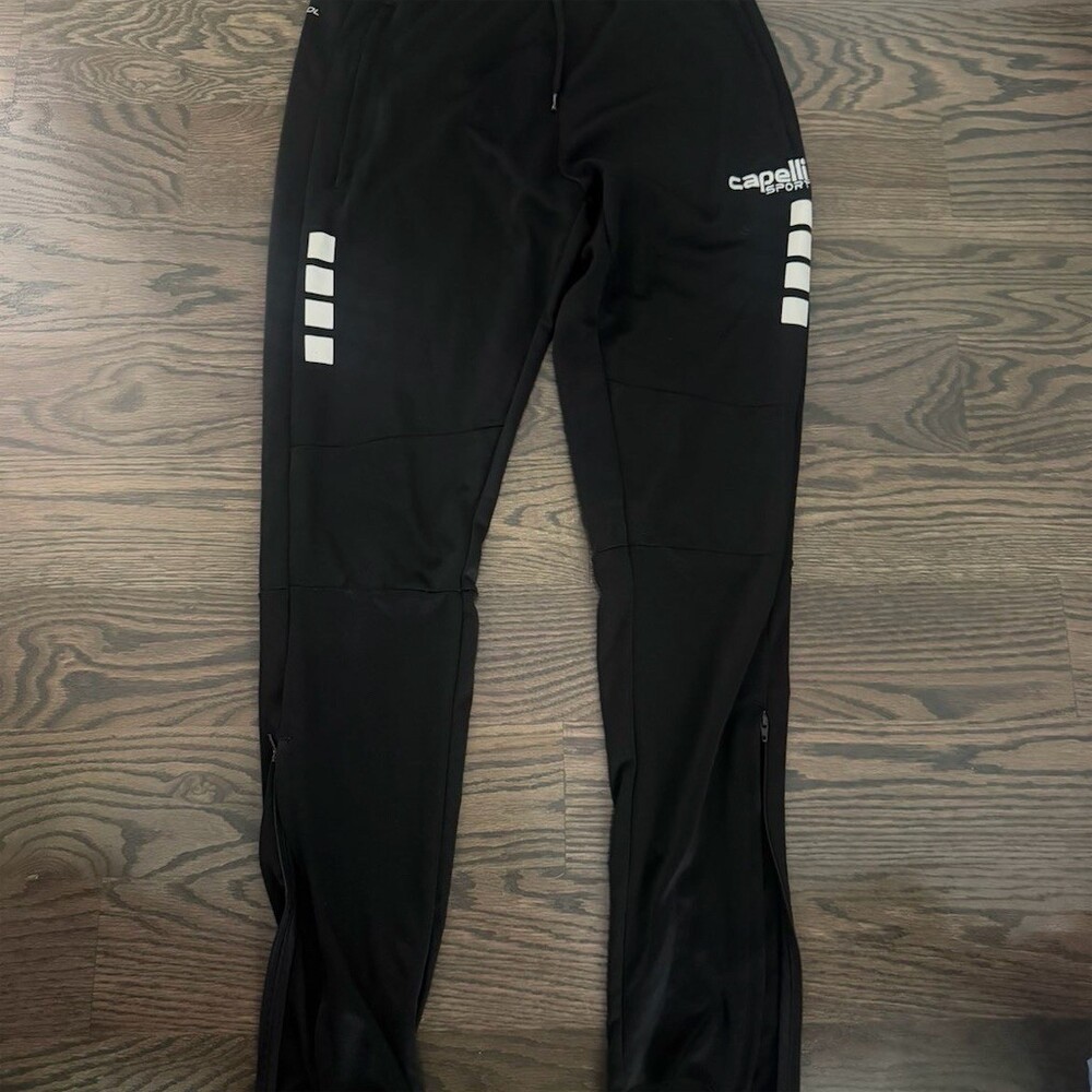 Capelli Sport Uptown Training Pants Men's Joggers Black Size S Tapered